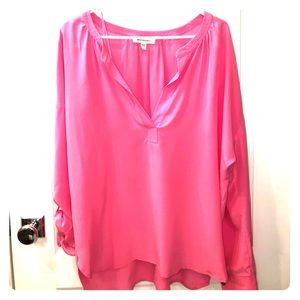 Vince Camuto silk popover top